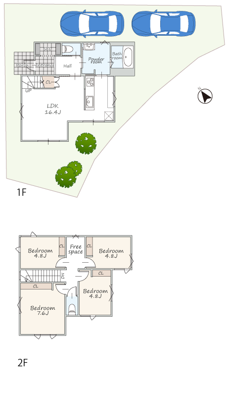 Stage-C 4LDK間取り図